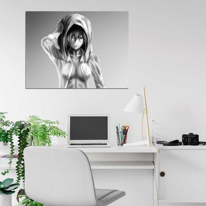 Attack on Titan Mikasa Ackerman Shingeki no Kyojin Hot Boobs Tits Anime Manga Art Wall Art Print Poster