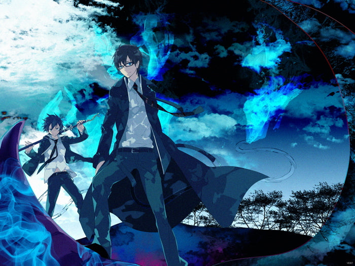 Blue Exorcist Rin Okumura Ao no Exorcist Beautiful Anime Manga Art Wall Art Print Poster