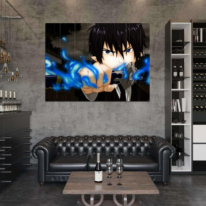 Blue Exorcist Rin Okumura Ao no Exorcist Awesome Anime Manga Art Wall Art Print Poster