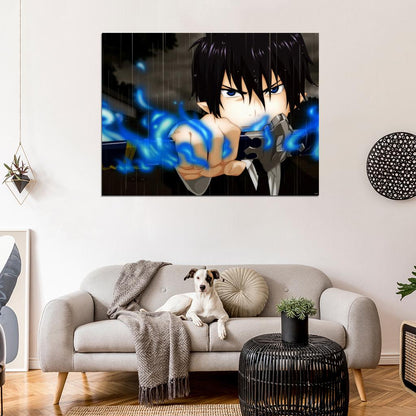 Blue Exorcist Rin Okumura Ao no Exorcist Awesome Anime Manga Art Wall Art Print Poster