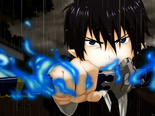 Blue Exorcist Rin Okumura Ao no Exorcist Awesome Anime Manga Art Wall Art Print Poster