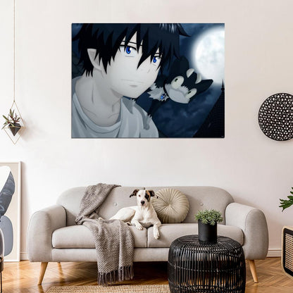Blue Exorcist Rin Okumura Ao no Exorcist Anime Manga Art Wall Art Print Poster