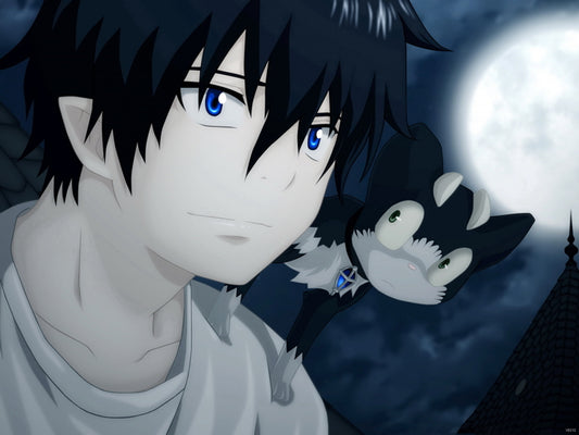 Blue Exorcist Rin Okumura Ao no Exorcist Anime Manga Art Wall Art Print Poster