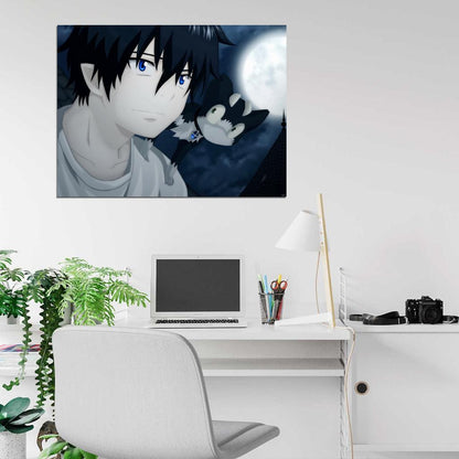Blue Exorcist Rin Okumura Ao no Exorcist Anime Manga Art Wall Art Print Poster