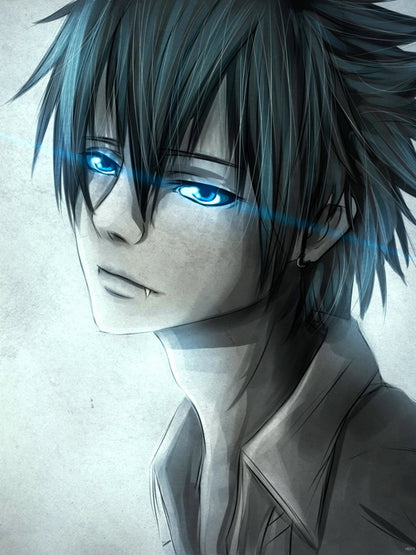 Blue Exorcist Rin Okumura Ao no Exorcist Beautiful Painting Anime Manga Art Wall Art Print Poster