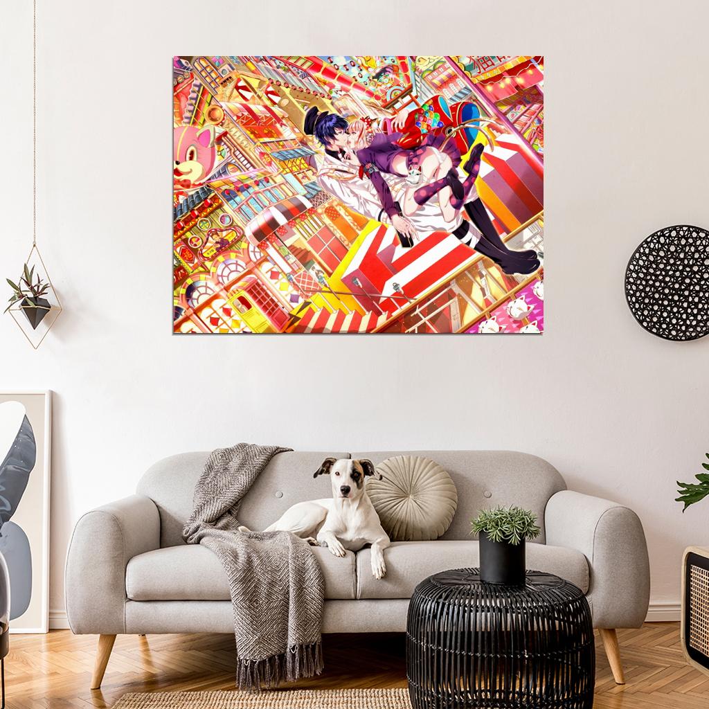 Catgirl Neko Beautiful Colorful Amazing Anime Manga Art Wall Art Print Poster