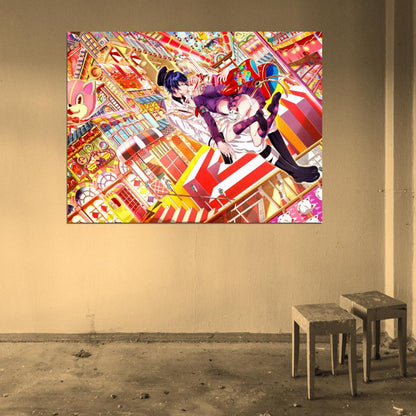 Catgirl Neko Beautiful Colorful Amazing Anime Manga Art Wall Art Print Poster