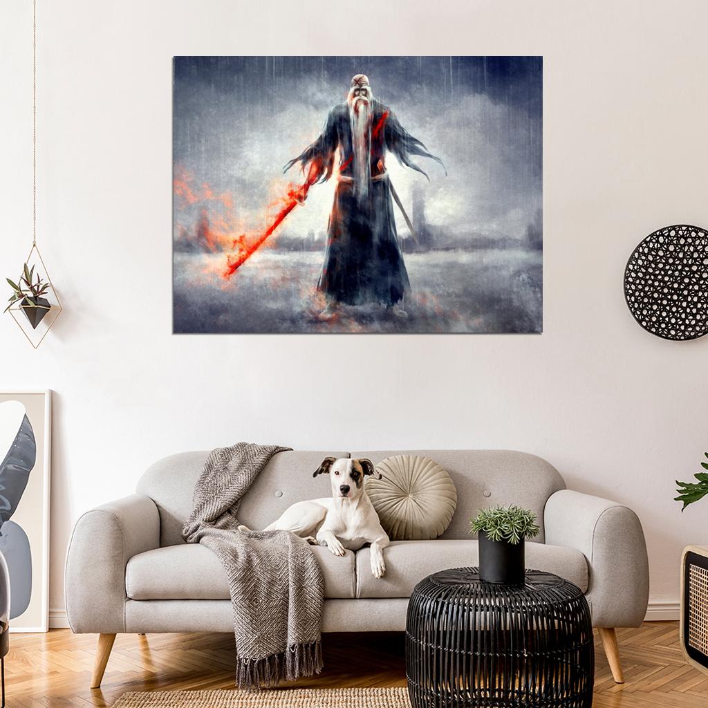 Genryusai Shigekuni Yamamoto Bleach Awesome Anime Manga Art Wall Art Print Poster