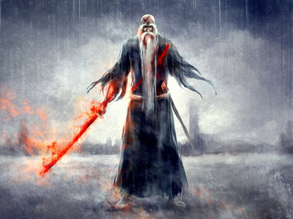 Genryusai Shigekuni Yamamoto Bleach Awesome Anime Manga Art Wall Art Print Poster
