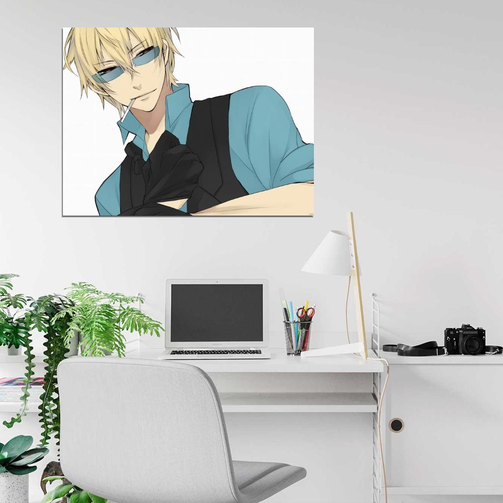 Heiwajima Shizuo Durarara!! Awesome Anime Manga Art Wall Art Print Poster