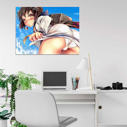 Kantai Collection Hot Girl Panties Anime Manga Art Wall Art Print Poster