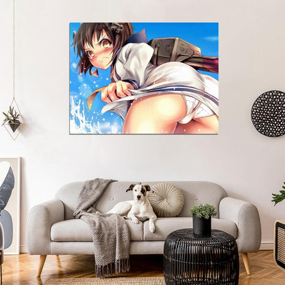 Kantai Collection Hot Girl Panties Anime Manga Art Wall Art Print Poster