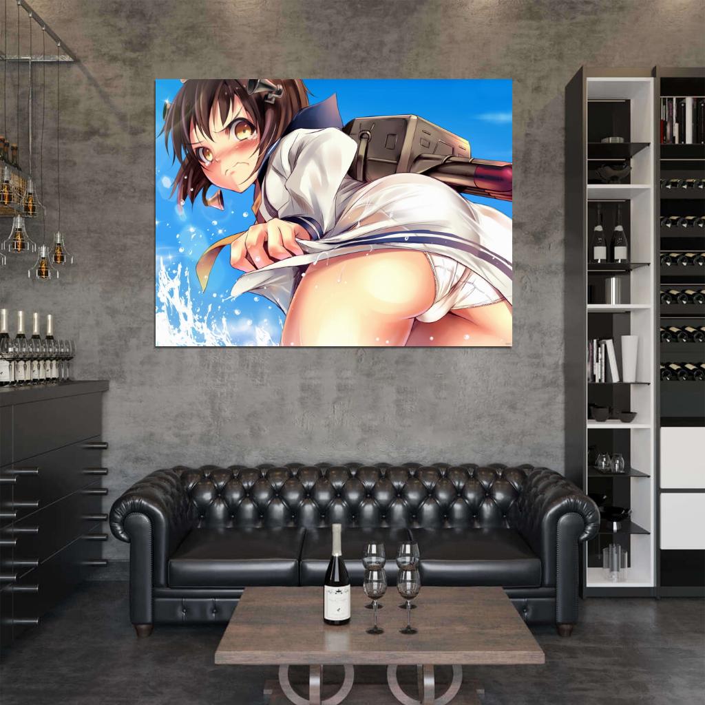 Kantai Collection Hot Girl Panties Anime Manga Art Wall Art Print Poster