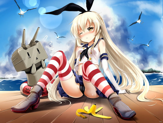 Kantai Collection Hot Cute Girl Panties Anime Manga Art Wall Art Print Poster