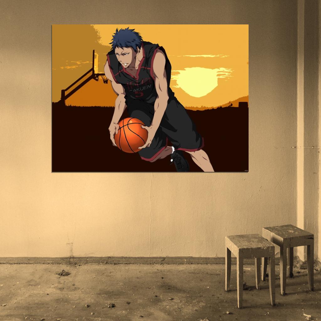 Kuroko no Basuke Daiki Aomine Kuroko's Basketball Anime Manga Art Wall Art Print Poster