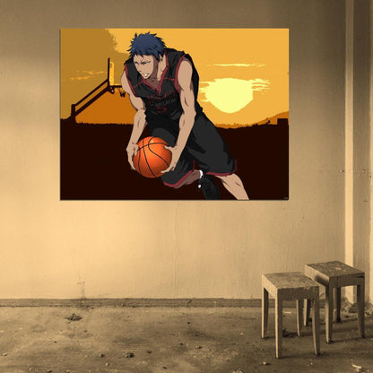 Kuroko no Basuke Daiki Aomine Kuroko's Basketball Anime Manga Art Wall Art Print Poster
