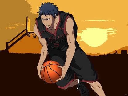 Kuroko no Basuke Daiki Aomine Kuroko's Basketball Anime Manga Art Wall Art Print Poster