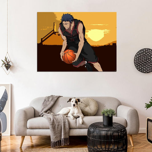 Kuroko no Basuke Daiki Aomine Kuroko's Basketball Anime Manga Art Wall Art Print Poster
