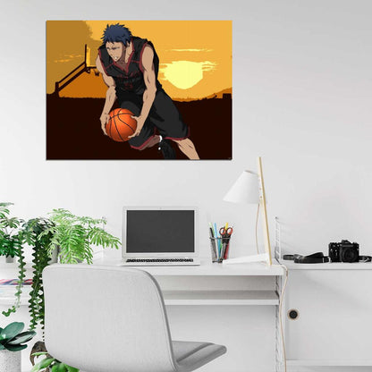 Kuroko no Basuke Daiki Aomine Kuroko's Basketball Anime Manga Art Wall Art Print Poster