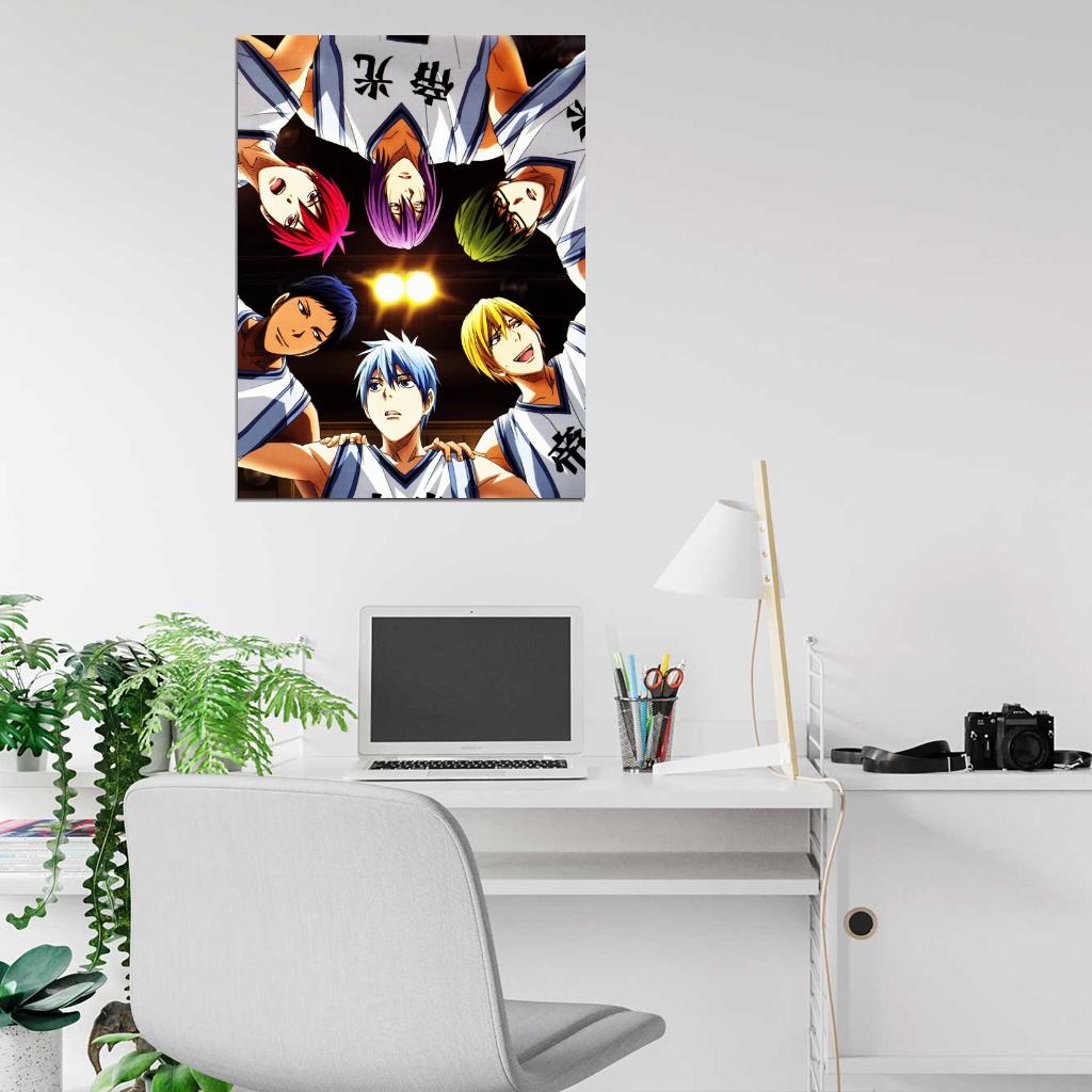 Kuroko no Basuke Team Characters Kuroko's Basketball Anime Manga Art Wall Art Print Poster