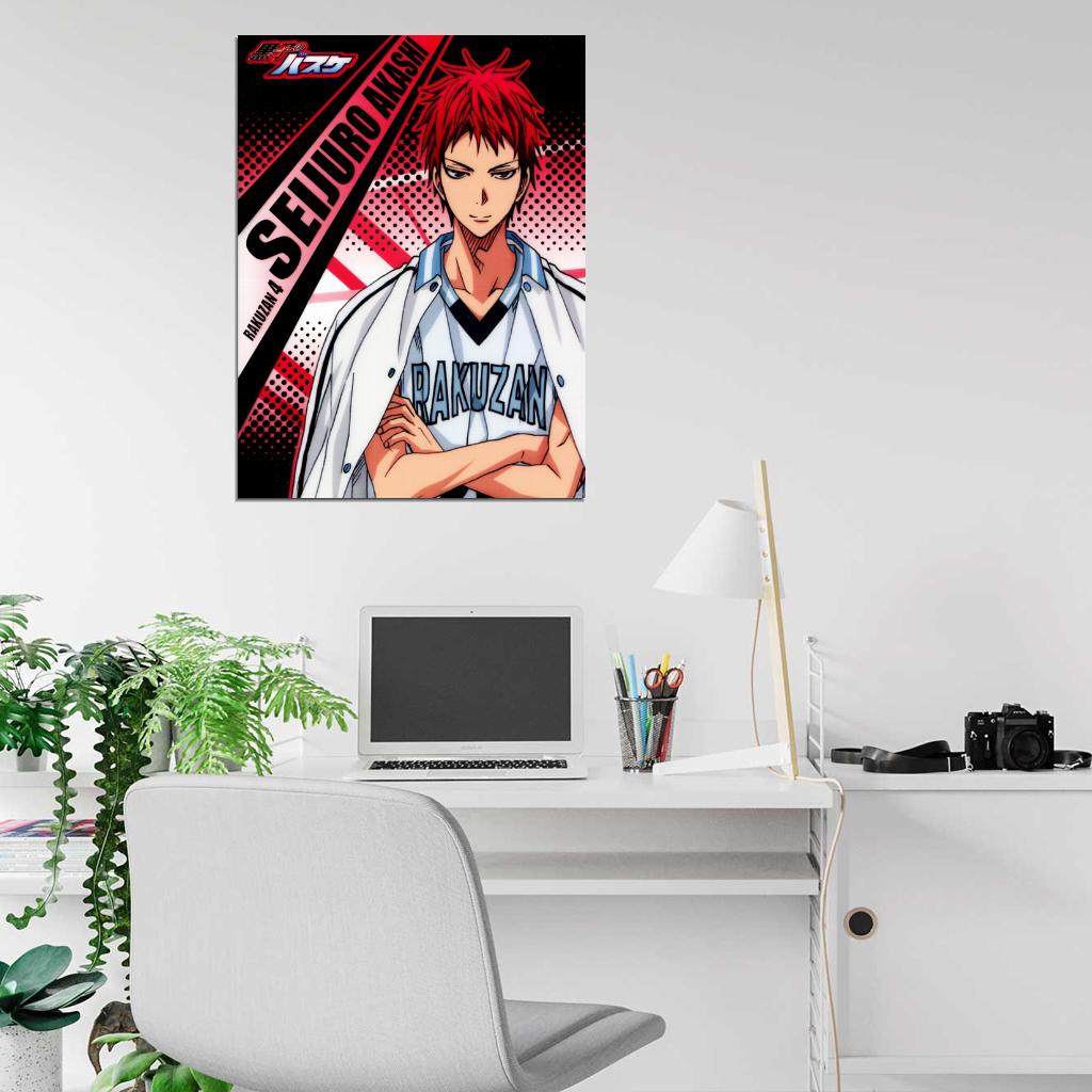 Kuroko no Basuke Seijuro Akashi Kuroko's Basketball Anime Manga Art Wall Art Print Poster