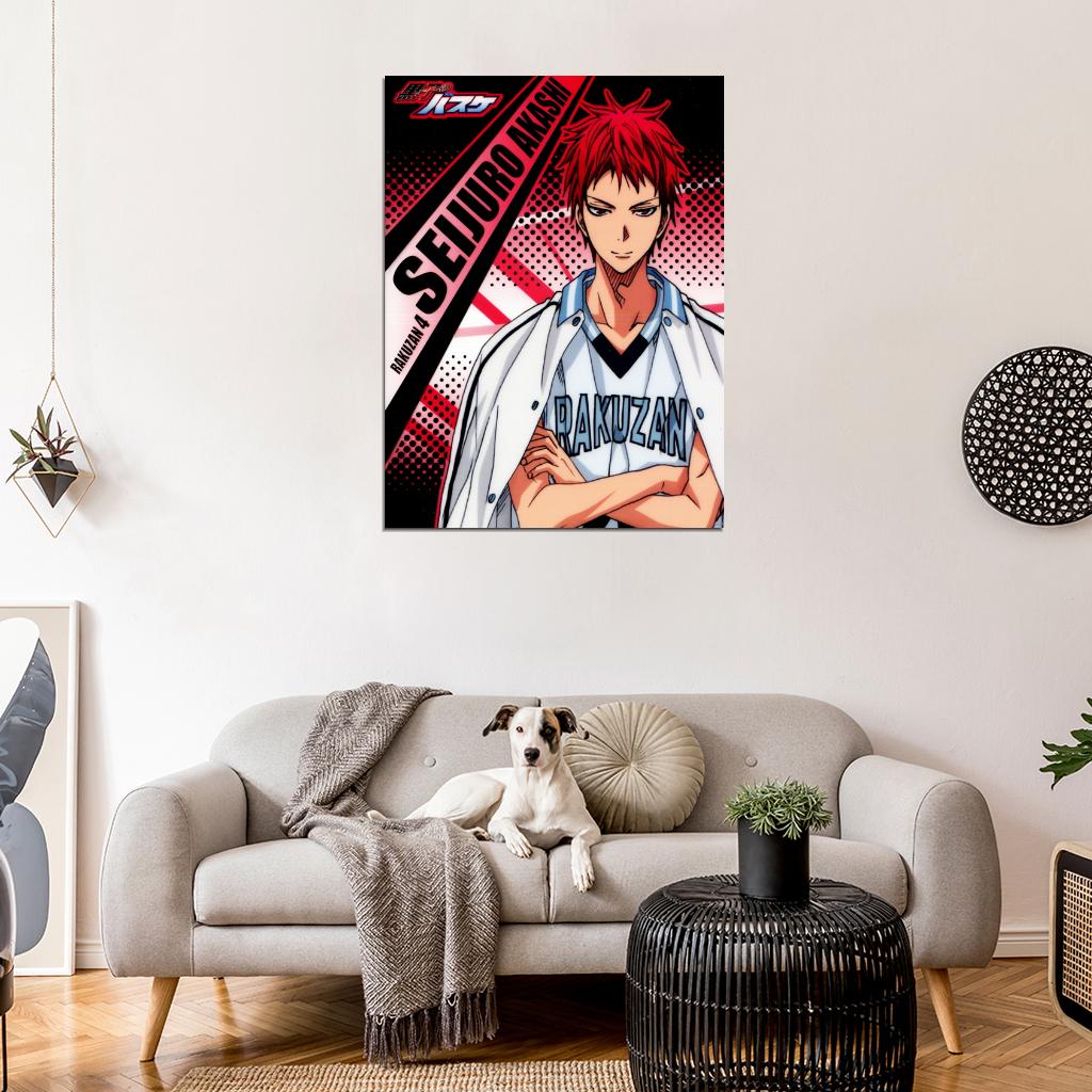 Kuroko no Basuke Seijuro Akashi Kuroko's Basketball Anime Manga Art Wall Art Print Poster