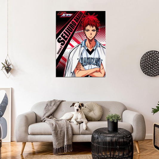 Kuroko no Basuke Seijuro Akashi Kuroko's Basketball Anime Manga Art Wall Art Print Poster