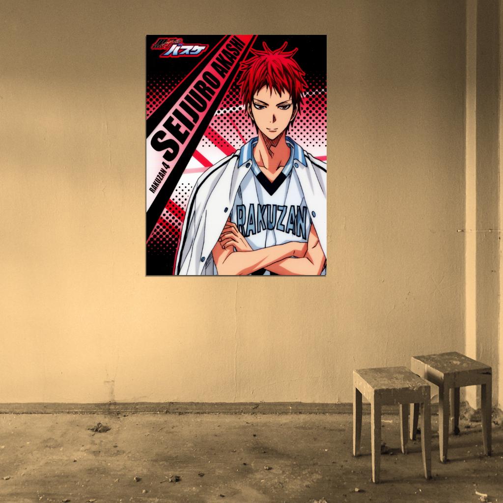 Kuroko no Basuke Seijuro Akashi Kuroko's Basketball Anime Manga Art Wall Art Print Poster