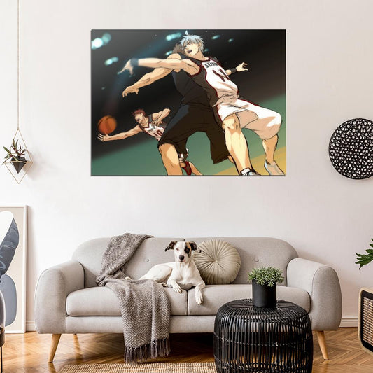 Kuroko no Basuke Taiga Kagami Pass Kuroko's Basketball Anime Manga Art Wall Art Print Poster