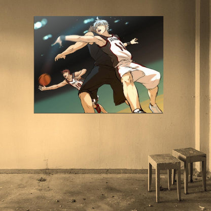 Kuroko no Basuke Taiga Kagami Pass Kuroko's Basketball Anime Manga Art Wall Art Print Poster