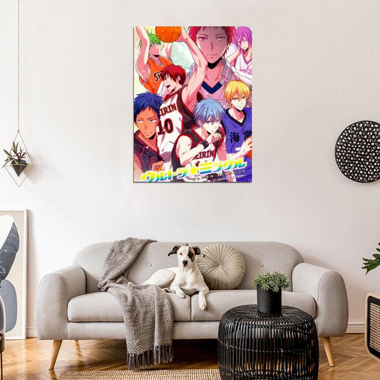 Kuroko no Basuke Team Characters Kuroko's Basketball Anime Manga Art Wall Art Print Poster