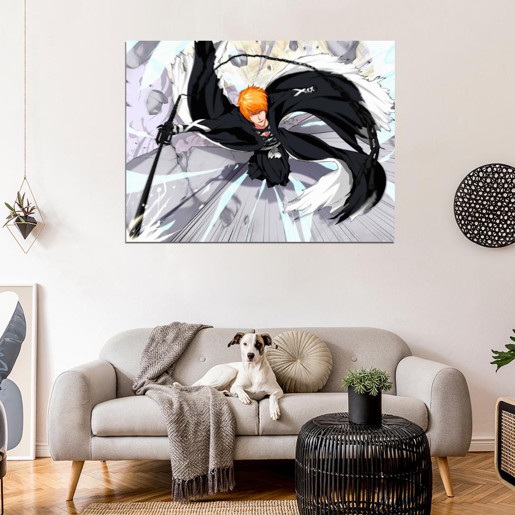 Ichigo Kurosaki Bleach Amazing Awesome Anime Manga Art Wall Art Print Poster