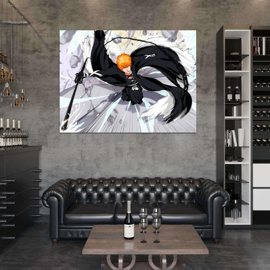 Ichigo Kurosaki Bleach Amazing Awesome Anime Manga Art Wall Art Print Poster