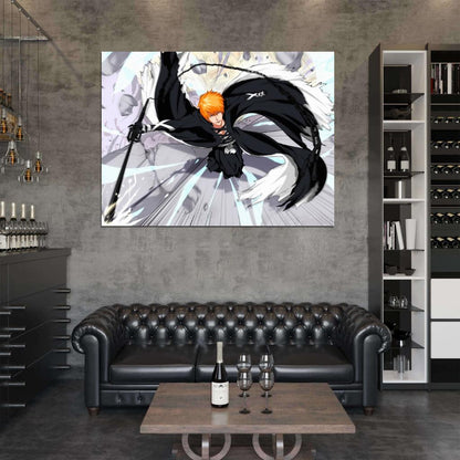 Ichigo Kurosaki Bleach Amazing Awesome Anime Manga Art Wall Art Print Poster