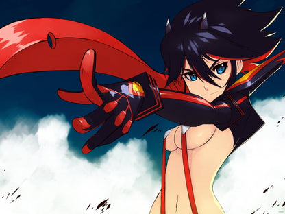 Ryuko Matoi Kill la Kill Hot Girl Boobs Anime Manga Art Wall Art Print Poster