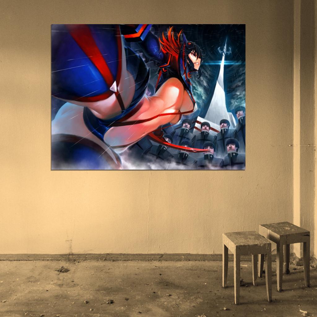 Ryuko Matoi Kill la Kill Hot Girl Anime Manga Art Wall Art Print Poster