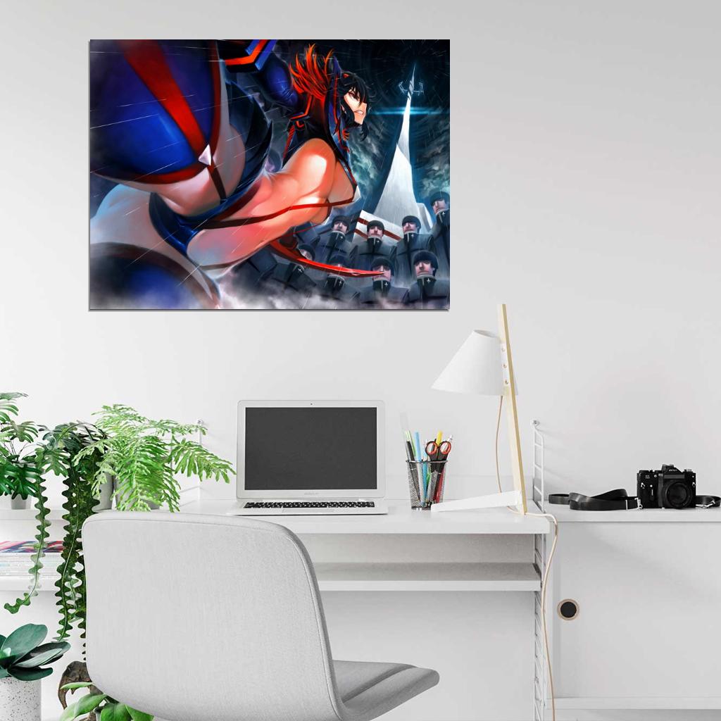 Ryuko Matoi Kill la Kill Hot Girl Anime Manga Art Wall Art Print Poster