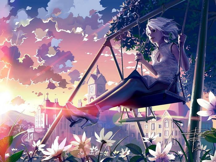 Sakuya Izayoi Touhou Project Hot Beautiful Girl Anime Manga Art Wall Art Print Poster
