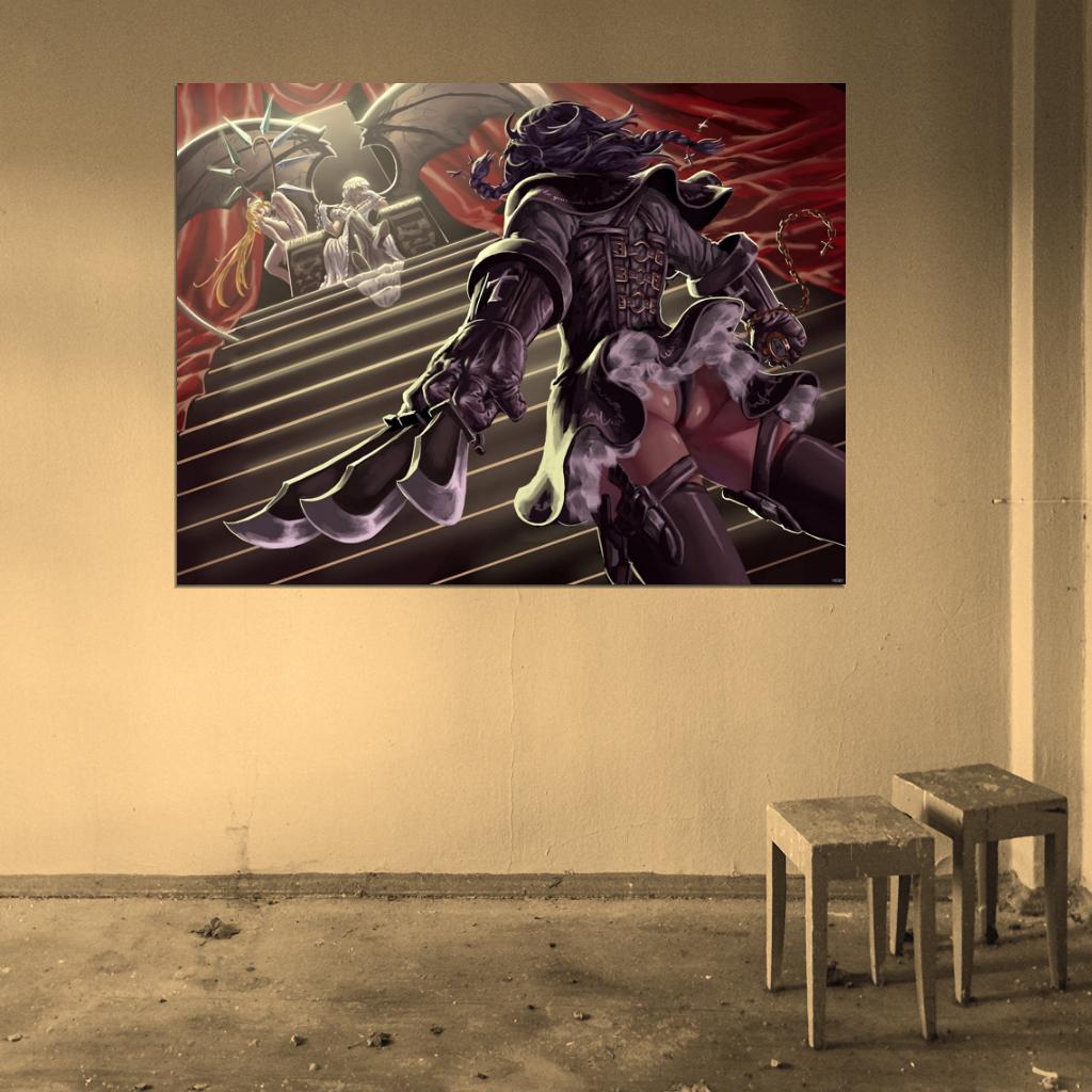 Sakuya Izayoi Touhou Project Awesome Anime Manga Art Wall Art Print Poster
