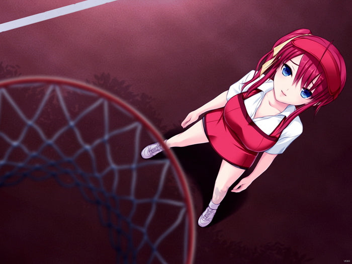 Hot Basketball Sport Busty Redhead Girl Beautiful Awesome Anime Manga Art Wall Art Print Poster