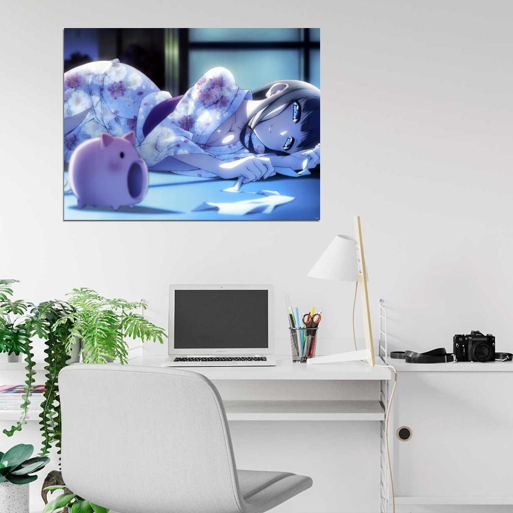Accel World Kurasaki Fuuko Cute Girl Anime Manga Art Wall Art Print Poster