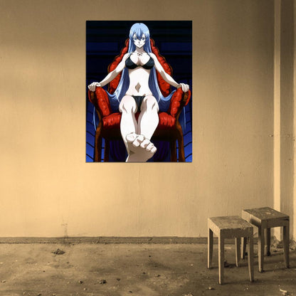 Akame ga Kill! Esdeath Hot Babe Anime Manga Art Wall Art Print Poster