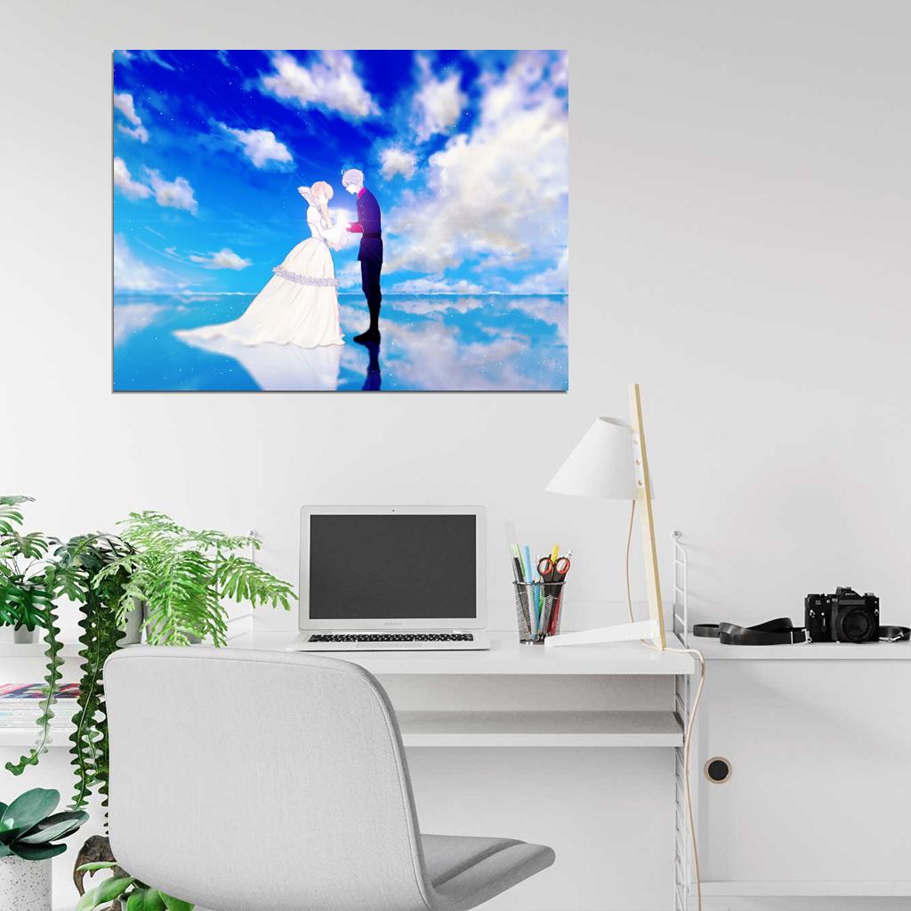 Aldnoah.Zero Beautiful Amazing Aldnoah Zero Love Anime Manga Art Wall Art Print Poster