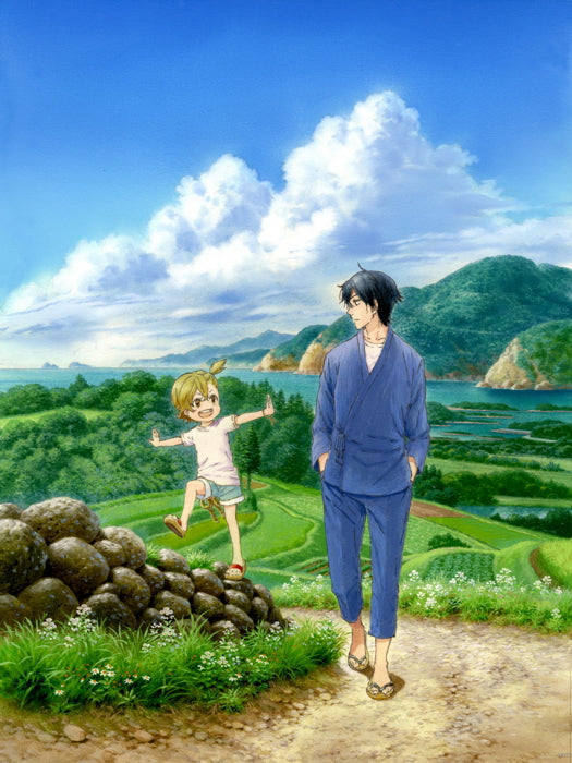 Barakamon Handa Seishuu Kotoishi Naru Kubota Hina Painting Anime Manga Art Wall Art Print Poster