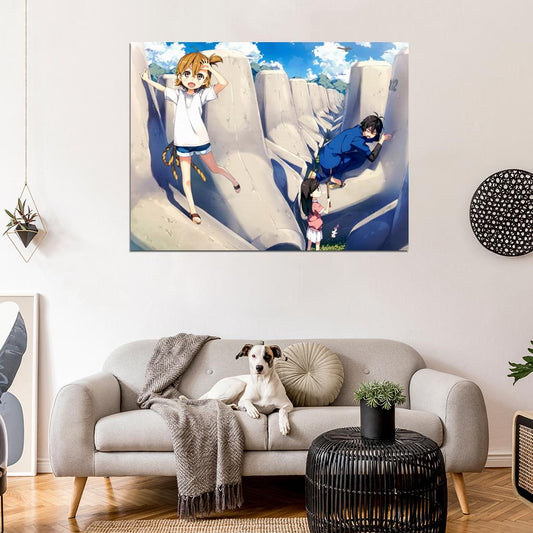 Barakamon Handa Seishuu Kotoishi Naru Kubota Hina Amazing Anime Manga Art Wall Art Print Poster