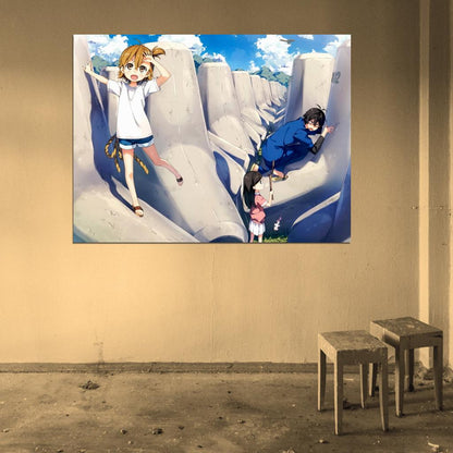 Barakamon Handa Seishuu Kotoishi Naru Kubota Hina Amazing Anime Manga Art Wall Art Print Poster