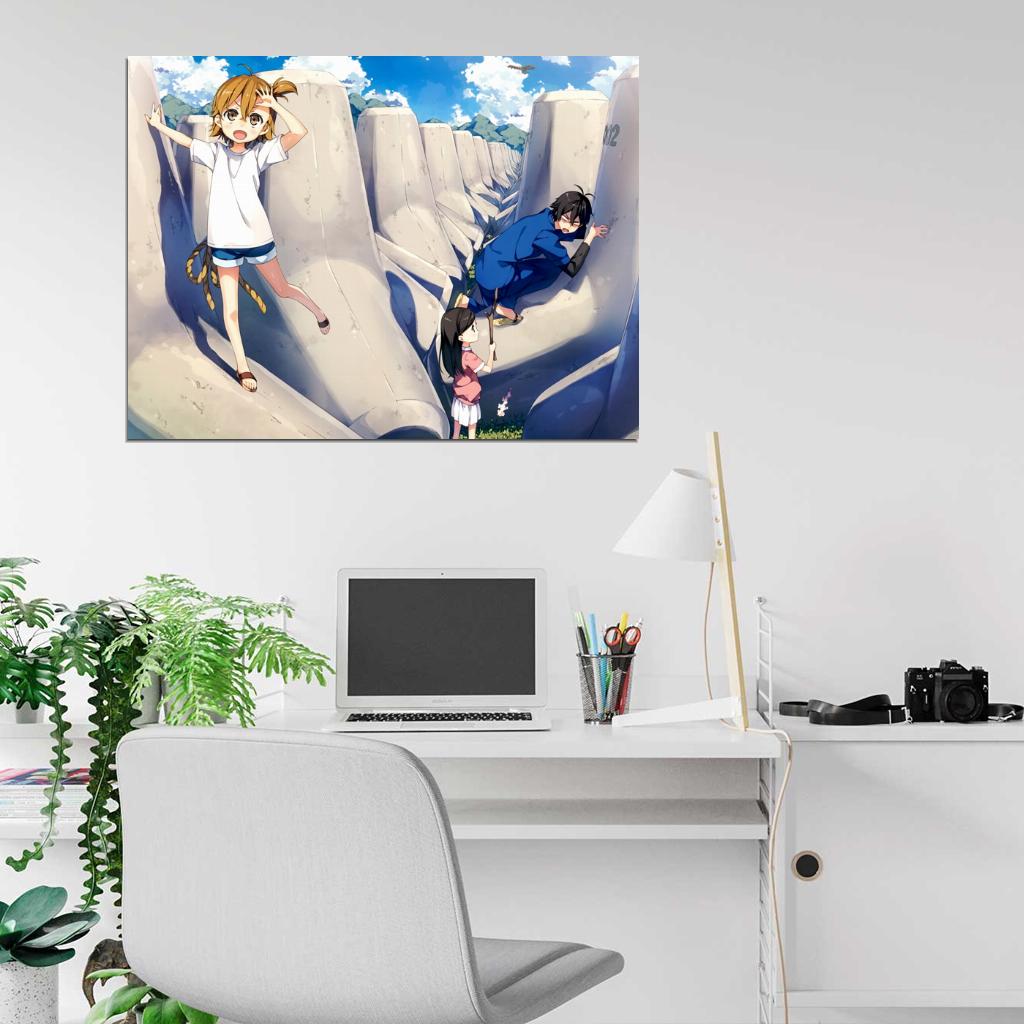Barakamon Handa Seishuu Kotoishi Naru Kubota Hina Amazing Anime Manga Art Wall Art Print Poster