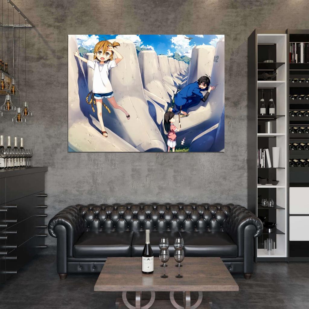 Barakamon Handa Seishuu Kotoishi Naru Kubota Hina Amazing Anime Manga Art Wall Art Print Poster