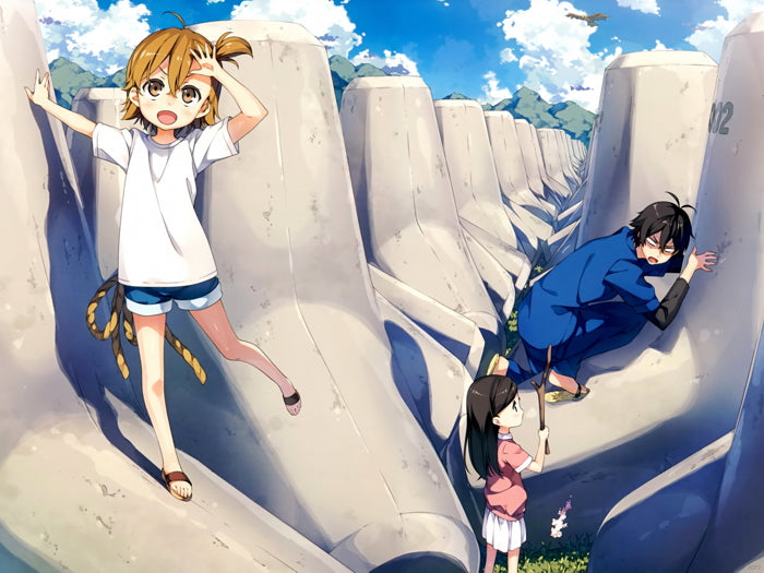 Barakamon Handa Seishuu Kotoishi Naru Kubota Hina Amazing Anime Manga Art Wall Art Print Poster