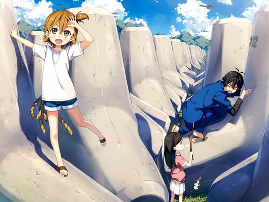 Barakamon Handa Seishuu Kotoishi Naru Kubota Hina Amazing Anime Manga Art Wall Art Print Poster